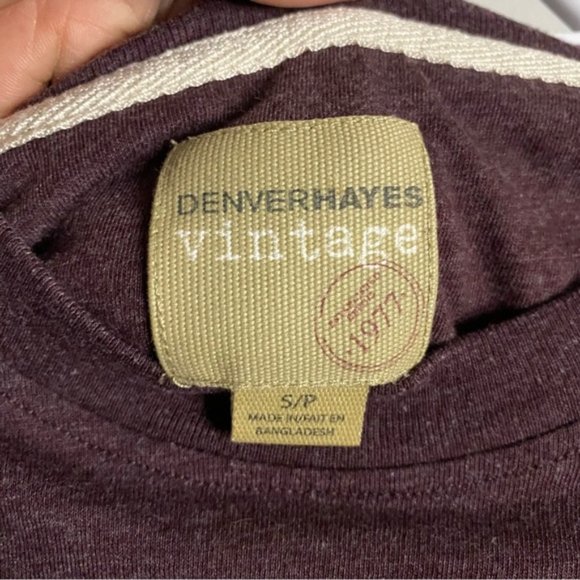 Denver Hayes Vintage Purple Long Sleeve Crewneck Shirt - Picture 4 of 7